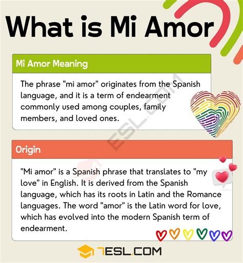 mi amor meaning.